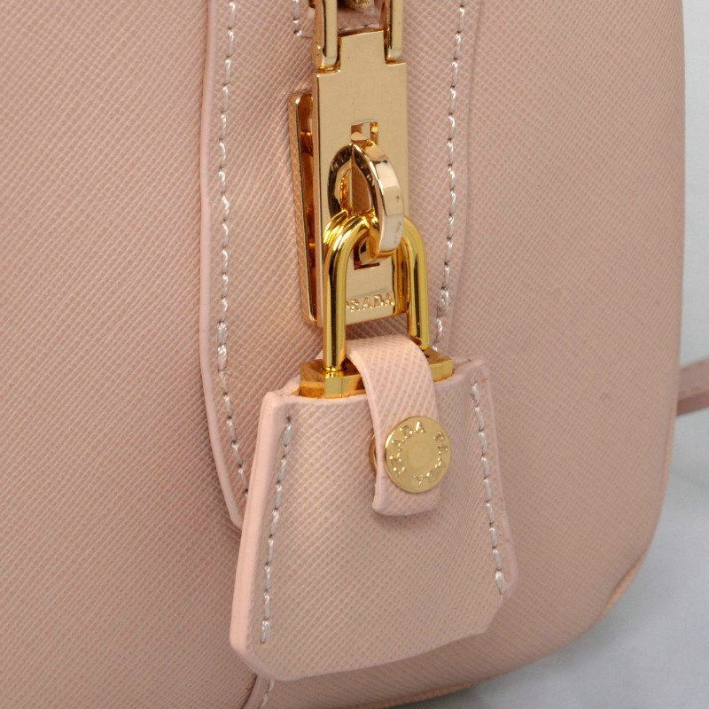 2014 Prada Saffiano Leather 32cm Two Handle Bag BL0823 lightpink for sale
